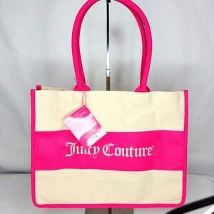 NEW NEW NEW!! Juicy Couture Canvas Tote P22